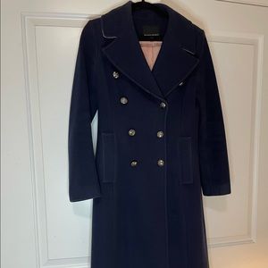 Banana Republic Mario Belucci Navy Blue Coat